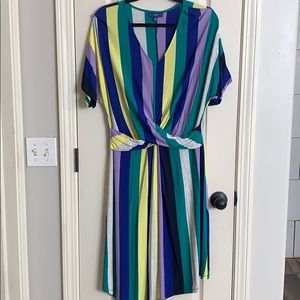 APT 9 Asymmetrical Waist Detail Dress